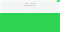 Desktop Screenshot of jamiekleiman.com